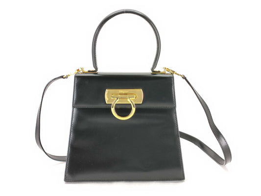 Salvatore Ferragamo Gancini Ferragamo Mini Size Gancini Shoulder Bag Handbag