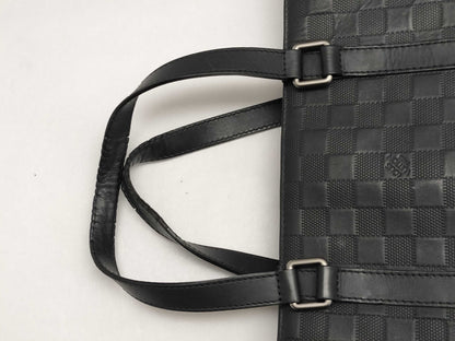 LOUIS VUITTON Damier Anfini Damier Anfini Tadao Black Tote Bag Tote Bag