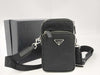 PRADA 2ZT066 Tesuto Nylon Phone Pouch Shoulder Bag Triangle Logo Shoulder Bag
