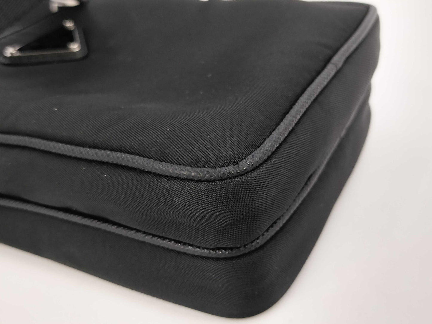 PRADA 2ZT066 Tesuto Nylon Phone Pouch Shoulder Bag Triangle Logo Shoulder Bag