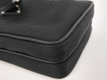 PRADA 2ZT066 Tesuto Nylon Phone Pouch Shoulder Bag Triangle Logo Shoulder Bag