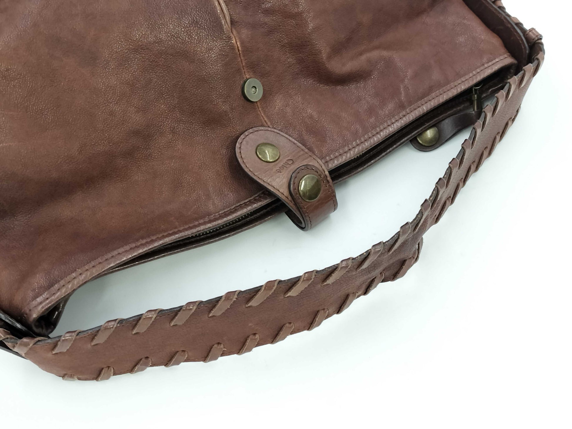 chloe Silverado Leather One Shoulder Bag Tote Bag