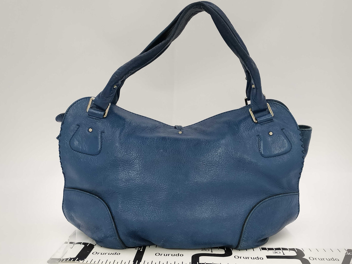 CELINE Bittersweet Carriage Charm Leather Handbag