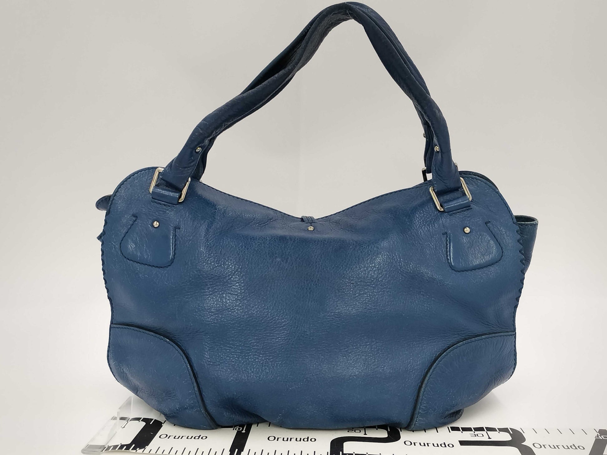 CELINE Bittersweet Carriage Charm Leather Handbag