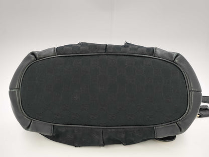 GUCCI 247902 GG Canvas Sookie 2way Handbag Shoulder Bag with Charm Tote Bag