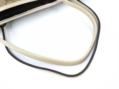 GUCCI 232957 GG Canvas Interlocking Bracket GG Twins Tote Bag Tote Bag