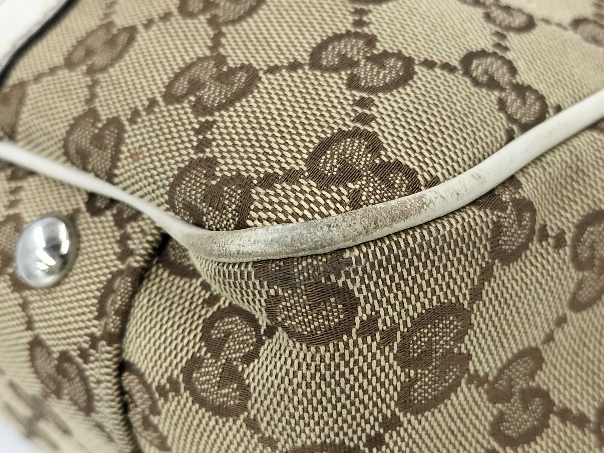 GUCCI 232957 GG Canvas Interlocking Bracket GG Twins Tote Bag Tote Bag