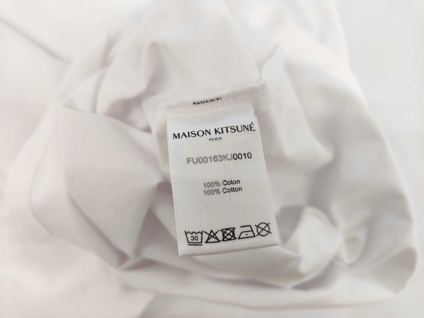 FU00163KJ0010 P100 Head Patch L/S T-Shirt Size XS Tops