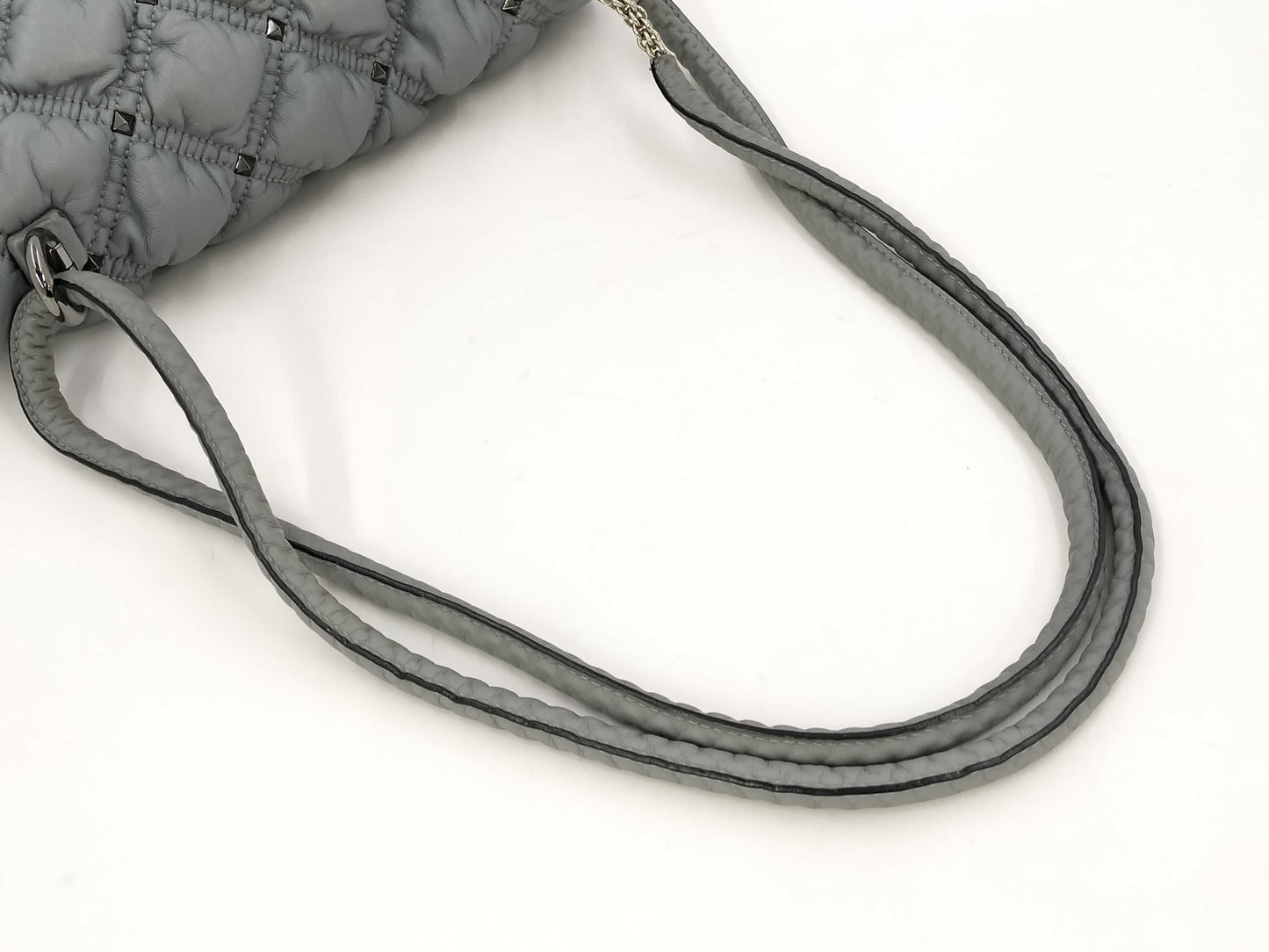 VALENTINO Spike Me Nappa Leather Shoulder Bag