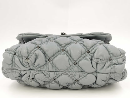 VALENTINO Spike Me Nappa Leather Shoulder Bag