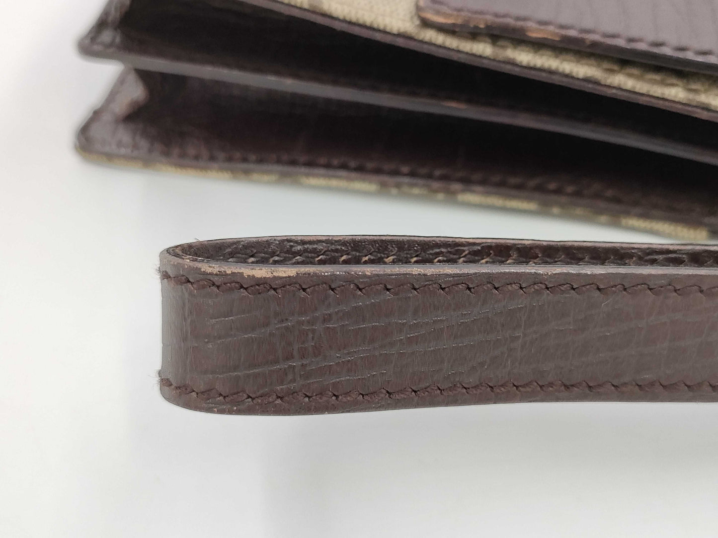 GUCCI GUCCI Gucci Niagara Calf GG Supreme Clutch Bag Leather Bag