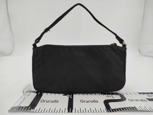 PRADA PRADA Black Nylon Handbag Accessories Pouch Bag