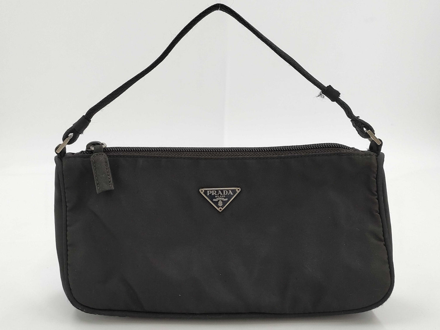 PRADA PRADA Black Nylon Handbag Accessories Pouch Bag