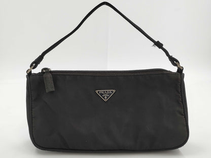 PRADA PRADA Black Nylon Handbag Accessories Pouch Bag