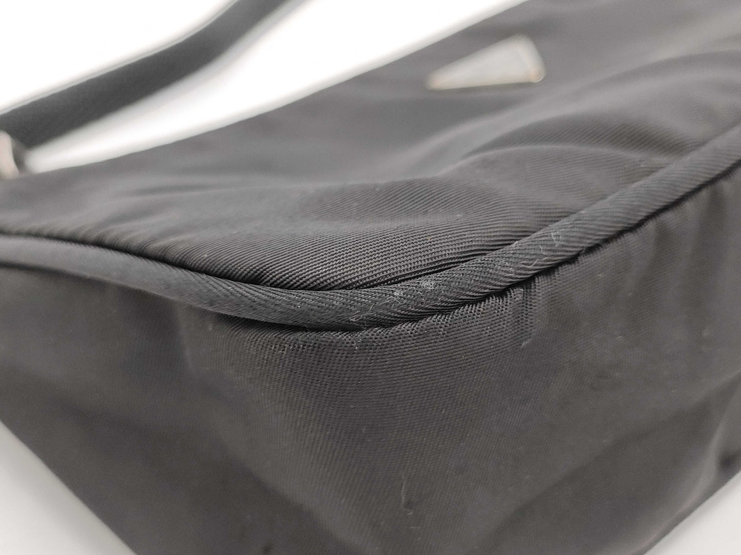 PRADA PRADA Black Nylon Handbag Accessories Pouch Bag