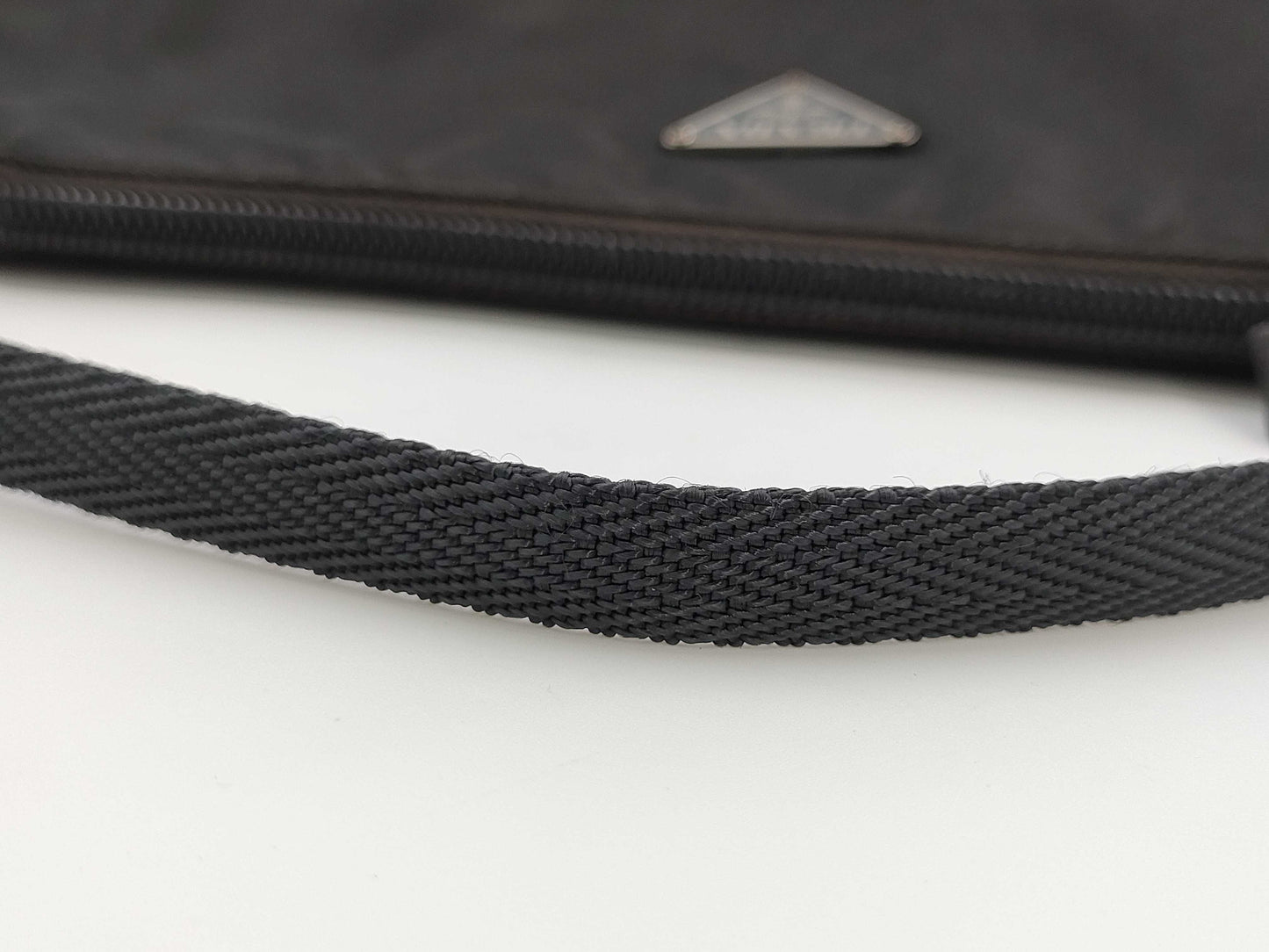 PRADA PRADA Black Nylon Handbag Accessories Pouch Bag