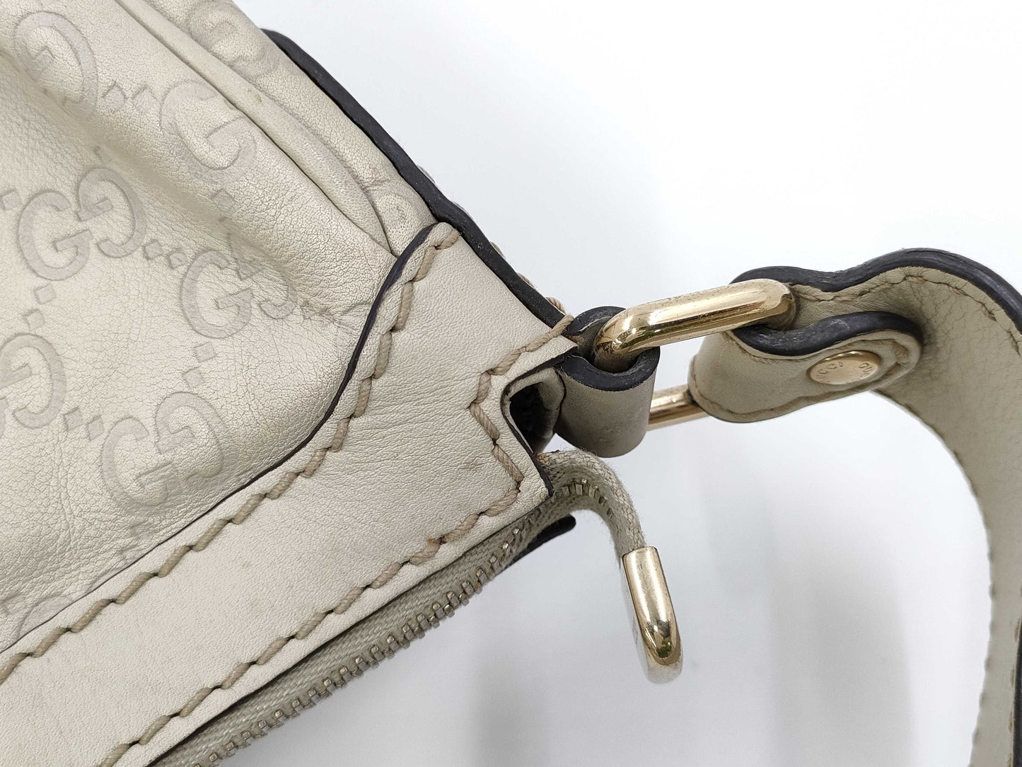 GUCCI GUCCI Sookie Ivory GG Sima One Shoulder Bag Bag