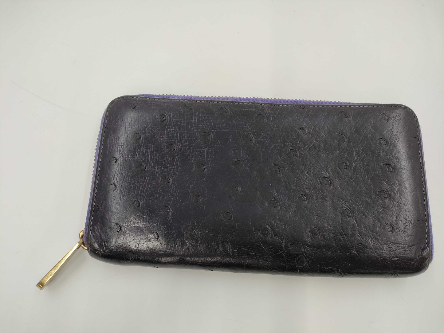 LOUIS VUITTON Louis Vuitton Ostrich Zippy Wallet