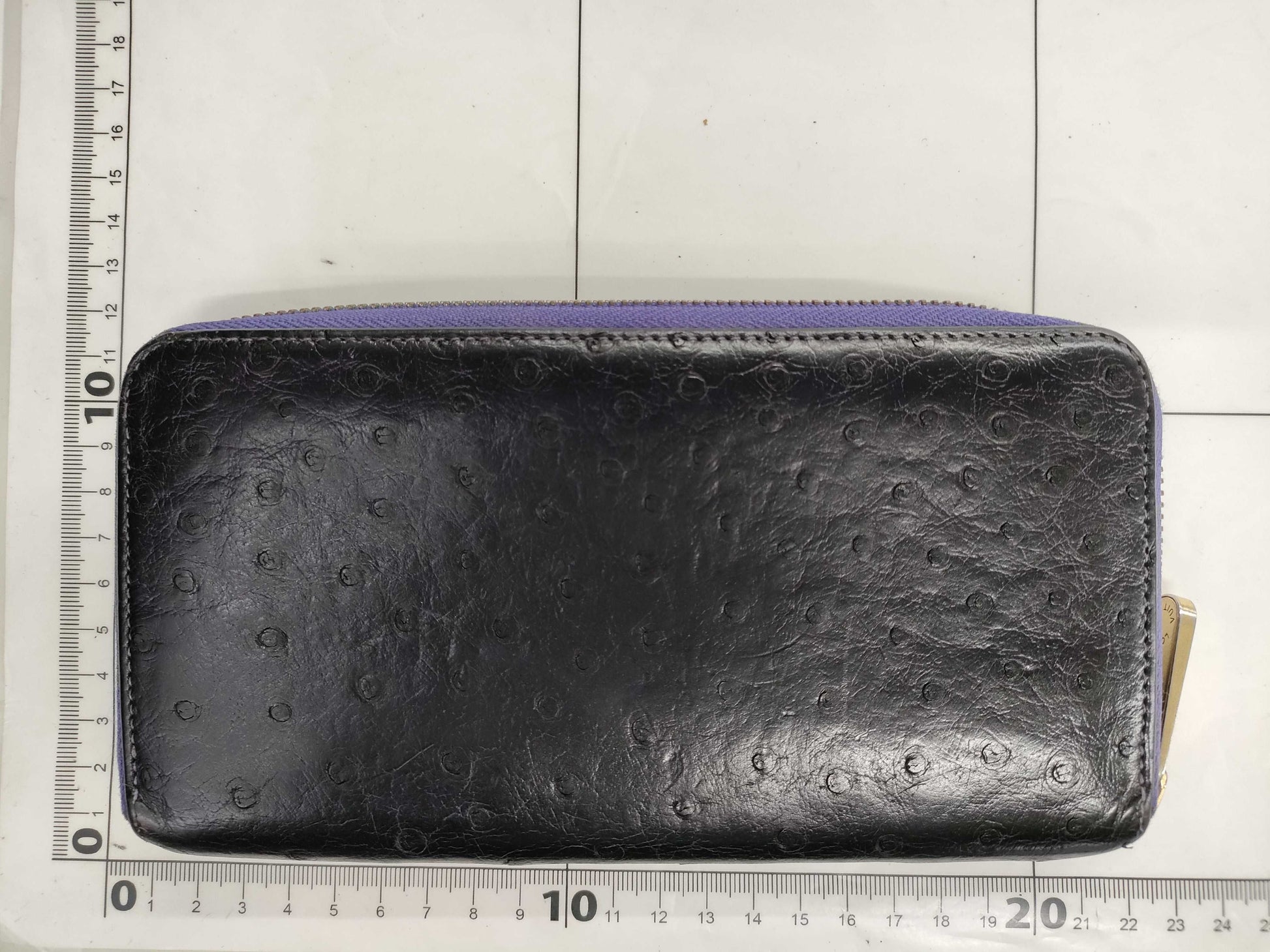 LOUIS VUITTON Louis Vuitton Ostrich Zippy Wallet