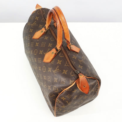 LOUIS VUITTON LOUIS VUITTON LV Monogram Vuitton Speedy 35 M41524 Boston Bag Boston Bag
