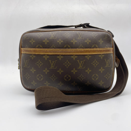 LOUIS VUITTON Monogram Reporter PM Shoulder Bag