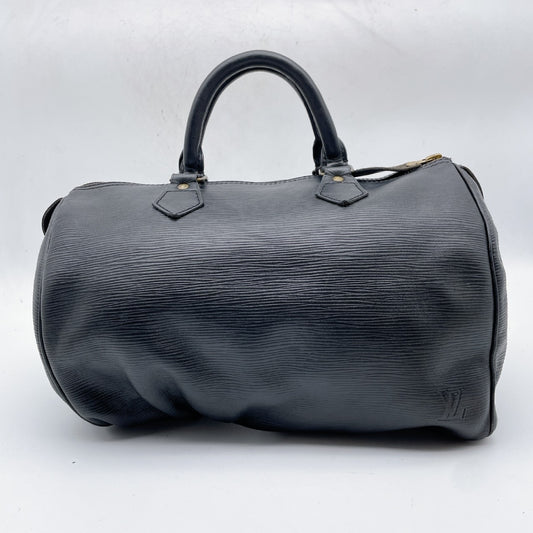 LOUIS VUITTON Epi Speedy 30 Noir Handbag
