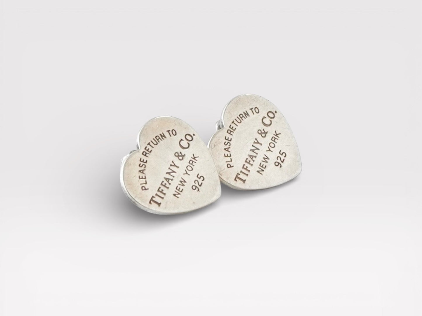 Tiffany&Co. Tiffany Return to Tiffany Heart Tag Silver 925 Earrings