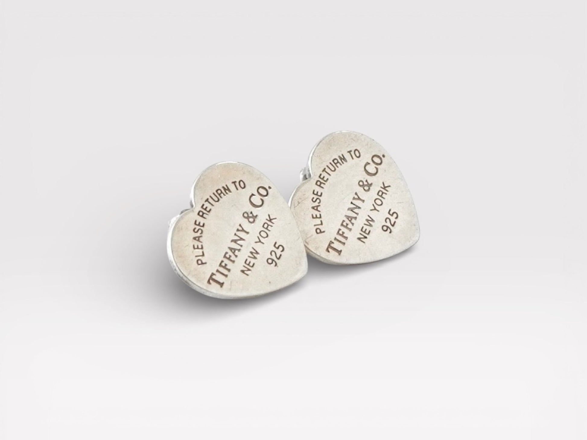 Tiffany&Co. Tiffany Return to Tiffany Heart Tag Silver 925 Earrings