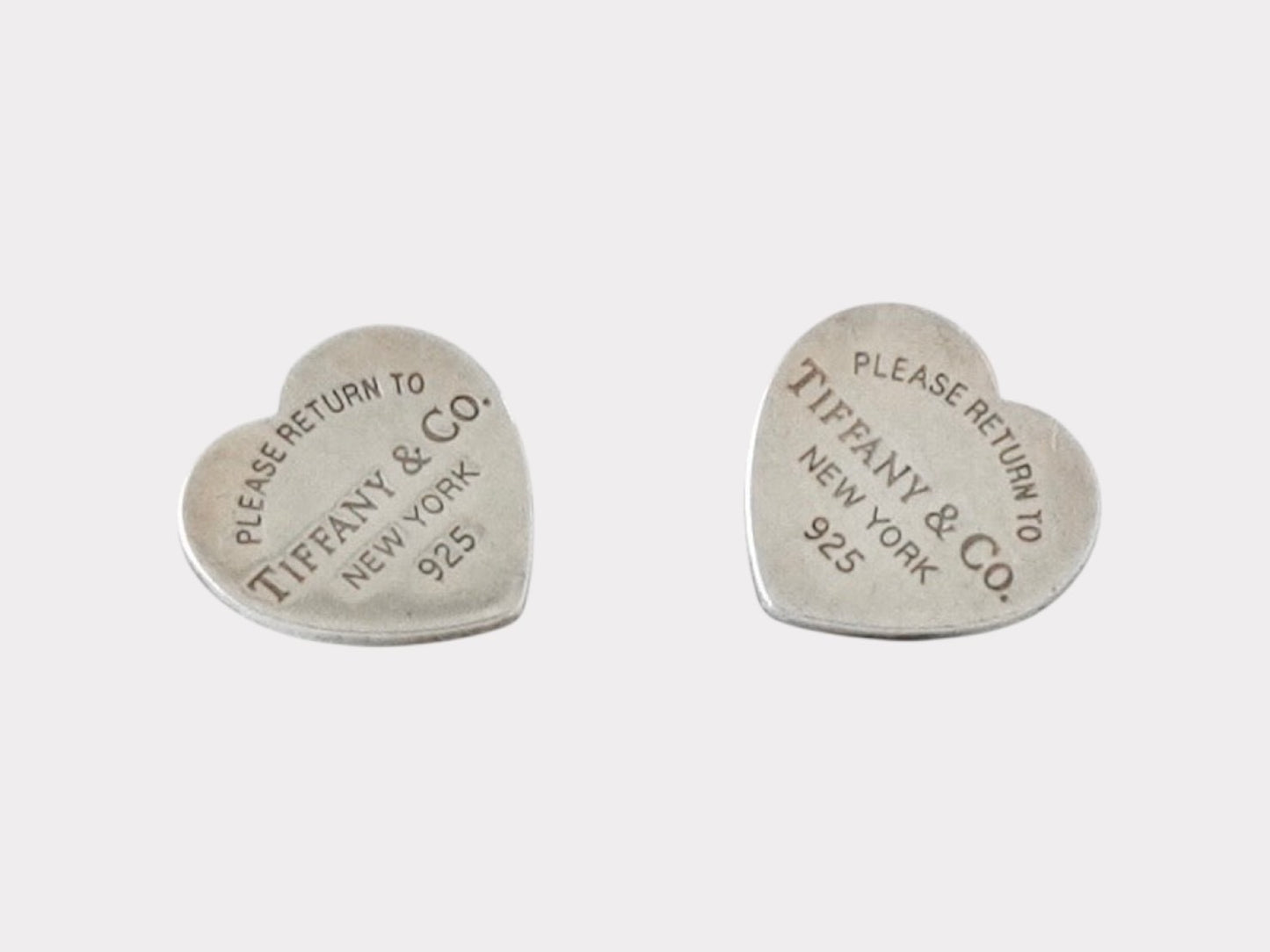 Tiffany&Co. Tiffany Return to Tiffany Heart Tag Silver 925 Earrings