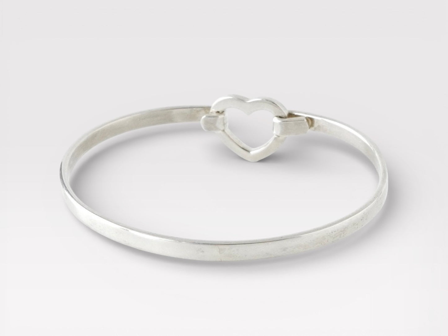 Tiffany&Co. Tiffany Heart Silver 925 Bangle Bracelet Bangle