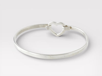 Tiffany&Co. Tiffany Heart Silver 925 Bangle Bracelet Bangle