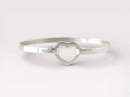 Tiffany&Co. Tiffany Heart Silver 925 Bangle Bracelet Bangle