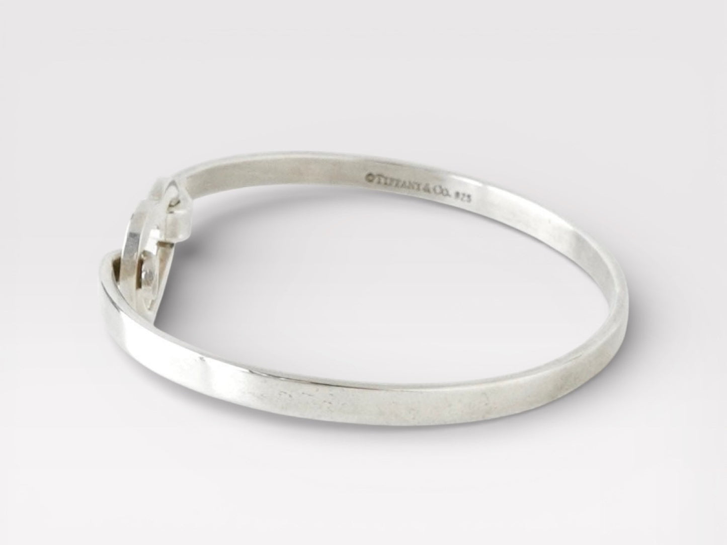 Tiffany&Co. Tiffany Heart Silver 925 Bangle Bracelet Bangle