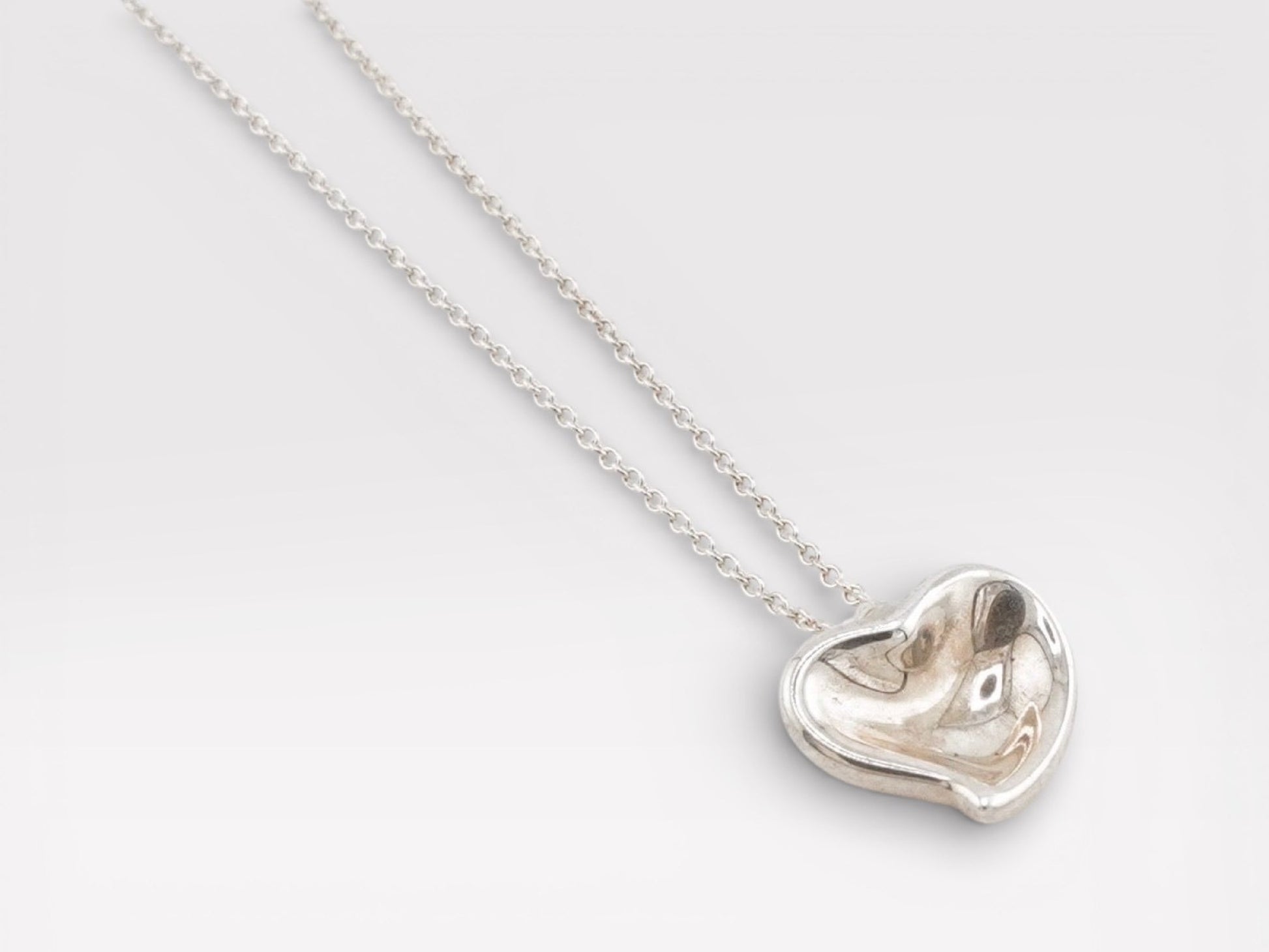 Tiffany&Co. Tiffany Curveheart Silver 925 Necklace