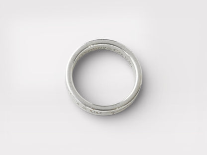 Tiffany & Co. Vintage 1837 Narrow Silver 925 Ring No. 9 Ring