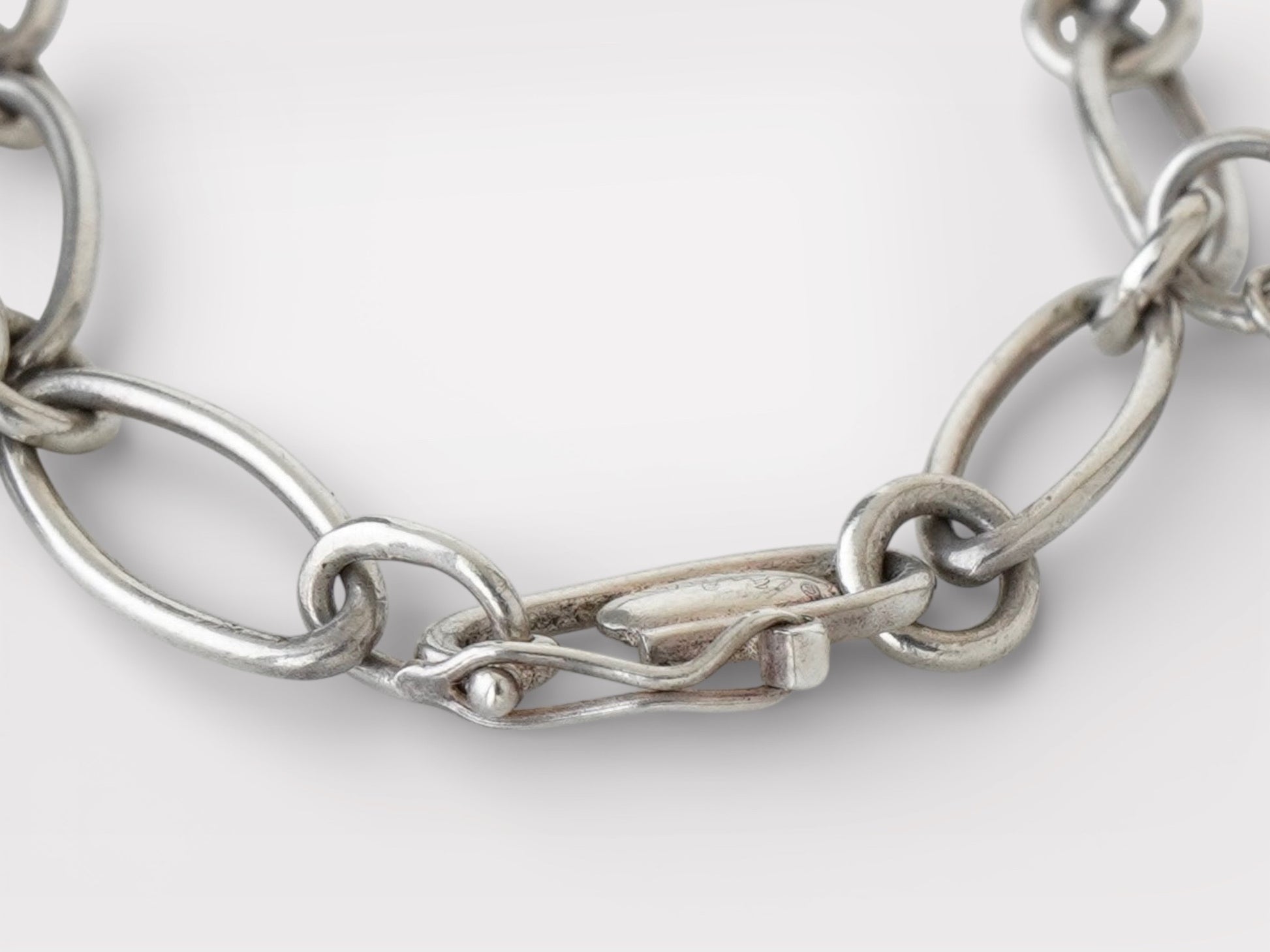 Tiffany&Co. Elsa Peretti Open Heart Teardrop Bean Sirius Star Bird 5P Silver 925 Bracelet Bangle