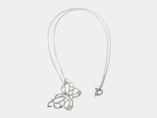Tiffany&Co. Butterfly Silver 925 Necklace