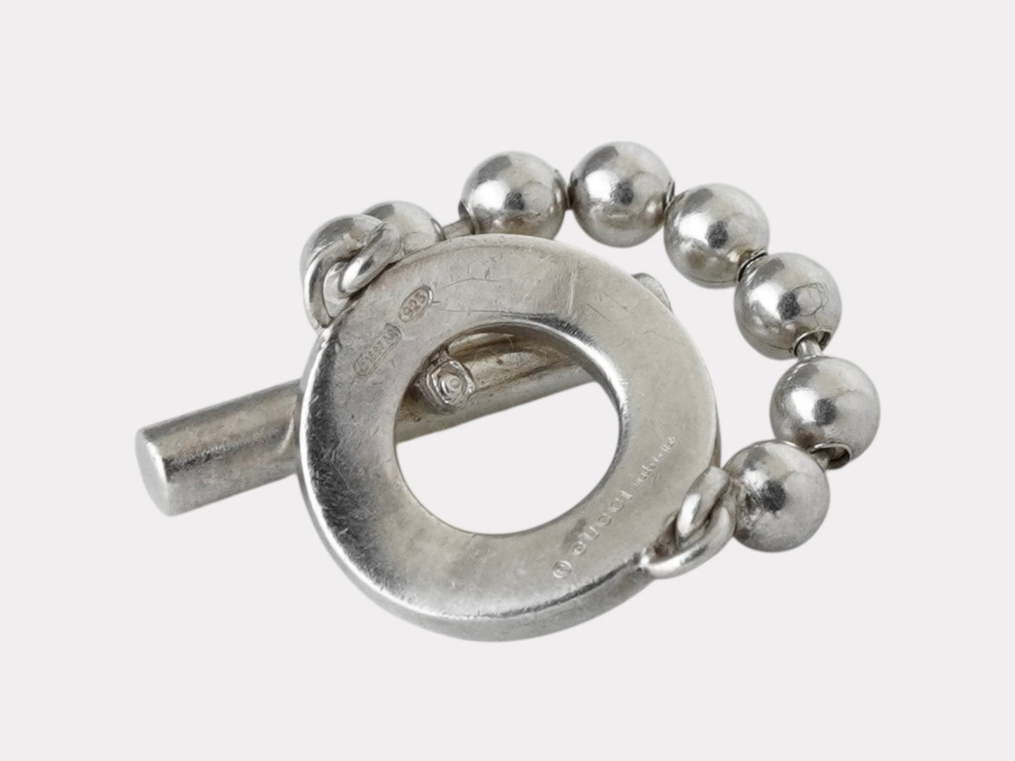 GUCCI Gucci Chain Ring Silver-925 No. 12 Ring
