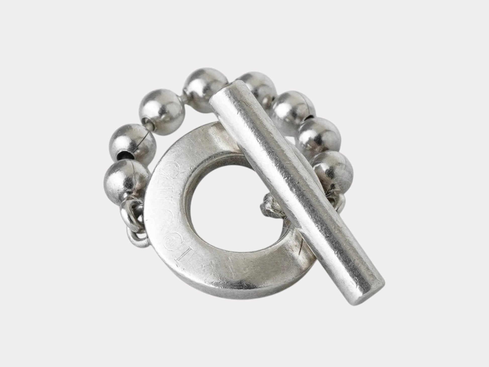 GUCCI Gucci Chain Ring Silver-925 No. 12 Ring