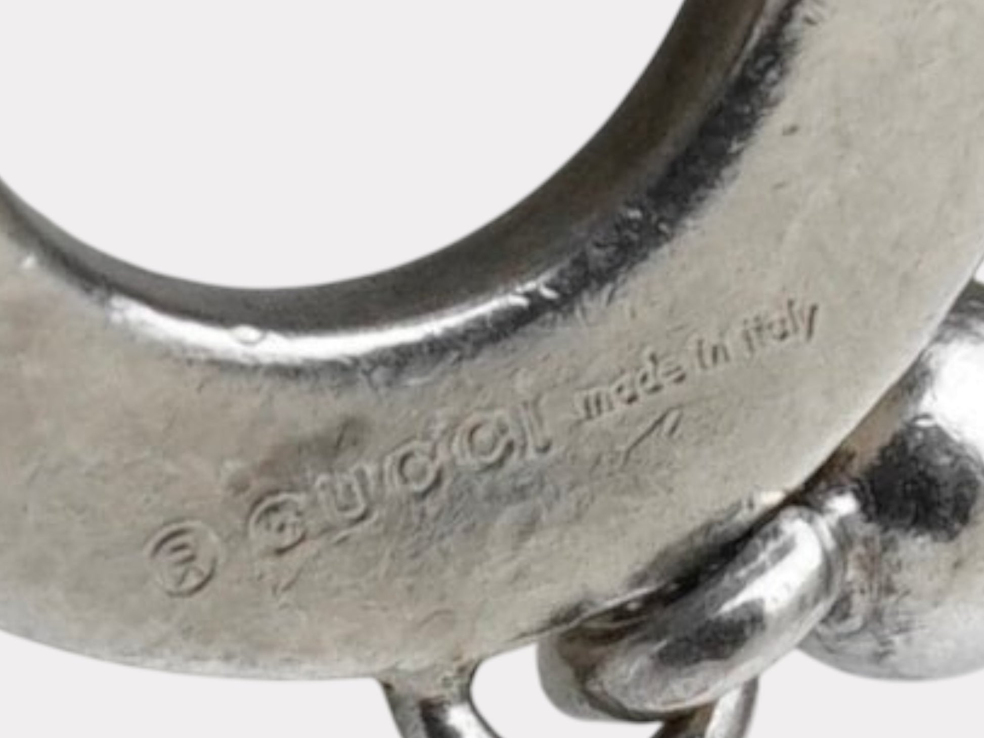 GUCCI Gucci Chain Ring Silver-925 No. 12 Ring