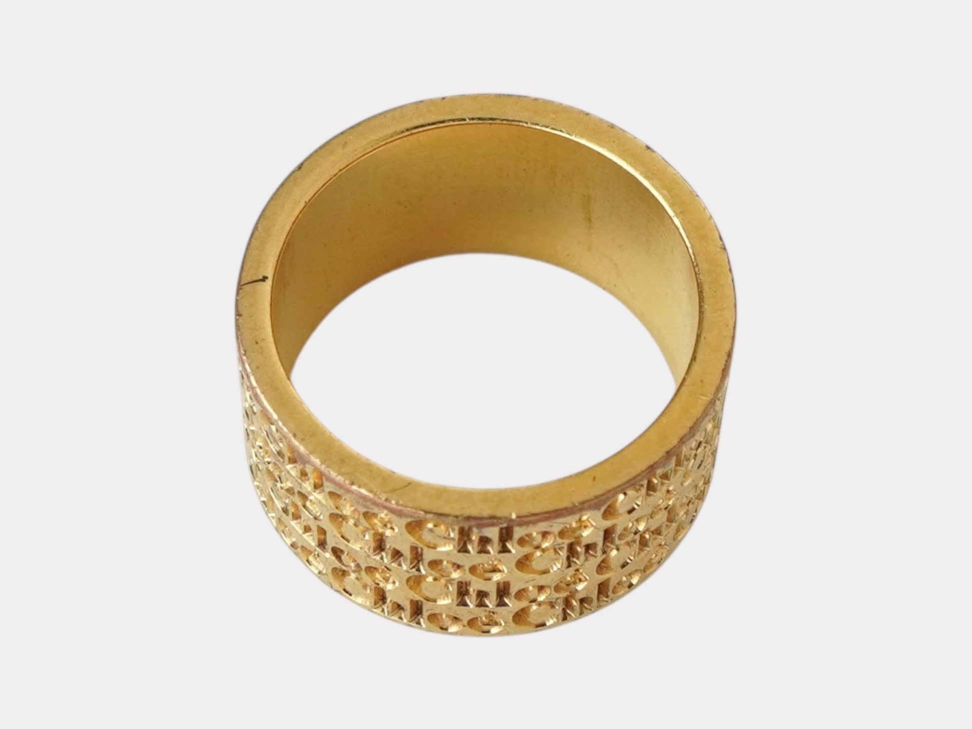 chloe Chloe Logo GP Gold Ring Ring No. 10 Ring
