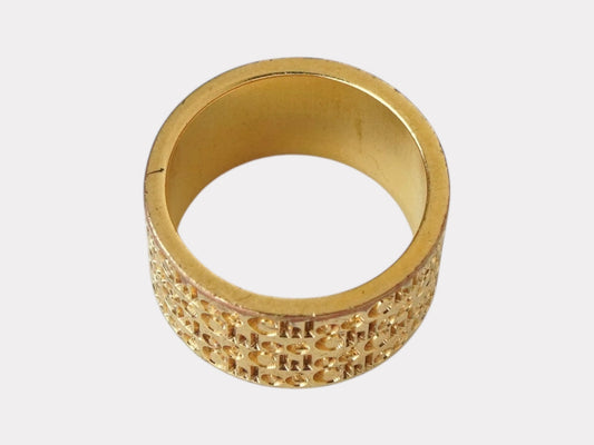chloe Chloe Logo GP Gold Ring Ring No. 10 Ring