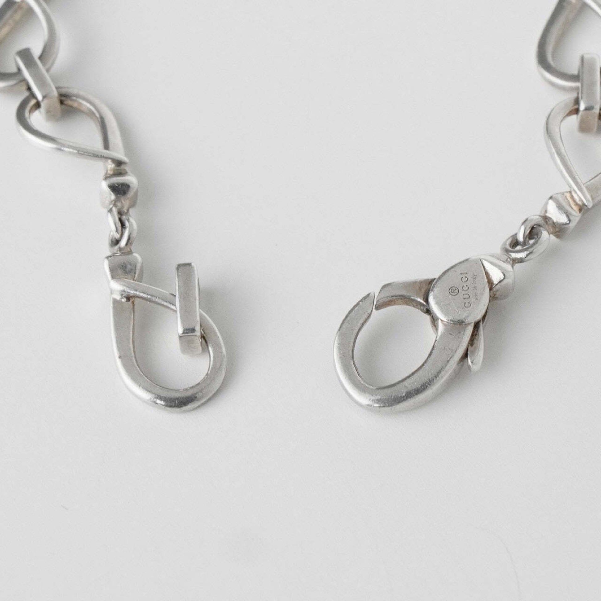 GUCCI Gucci Silver 925 Chain Bracelet Bangle