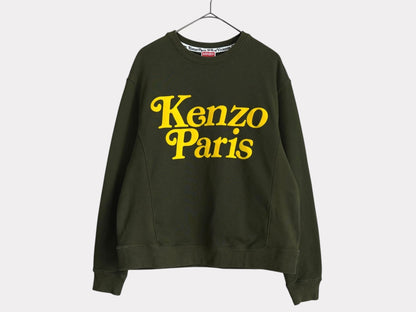 KENZO 2023AW VERDY Verdy Felt Logo Sweatshirt Khaki S Tops
