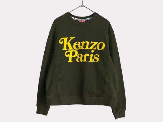 KENZO 2023AW VERDY Verdy Felt Logo Sweatshirt Khaki S Tops