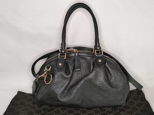 GUCCI Gucci Sima Leather 223974 2-WAY Bag & Handbag