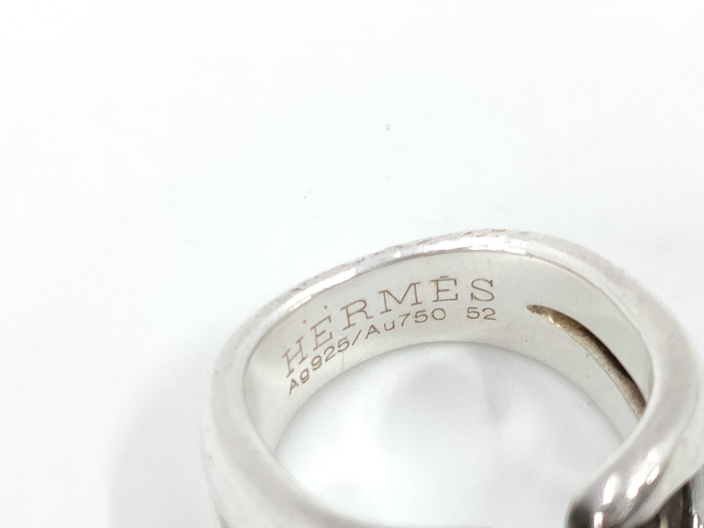 HERMES History Ring #52 925/750 10g Ring