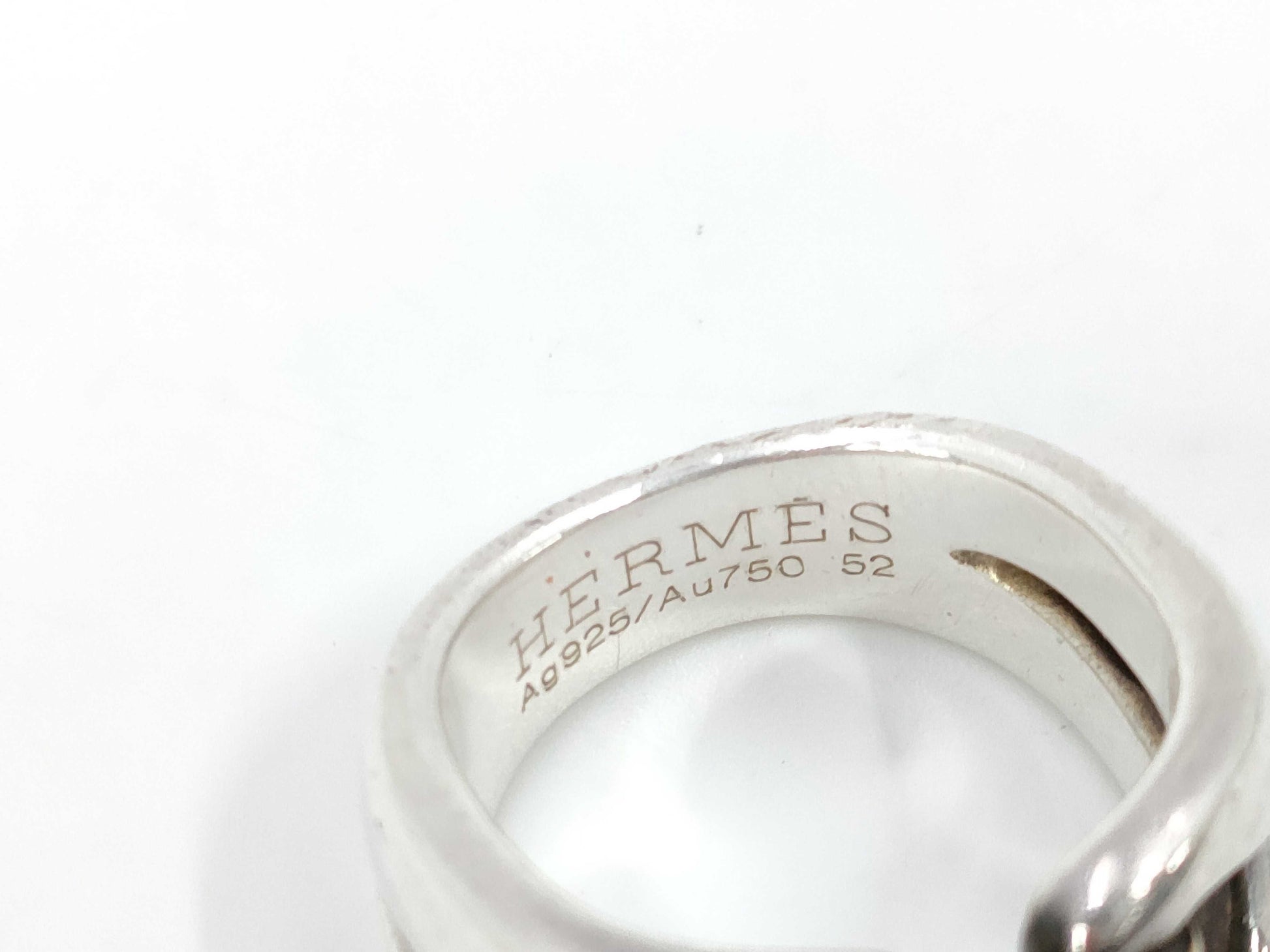 HERMES History Ring #52 925/750 10g Ring