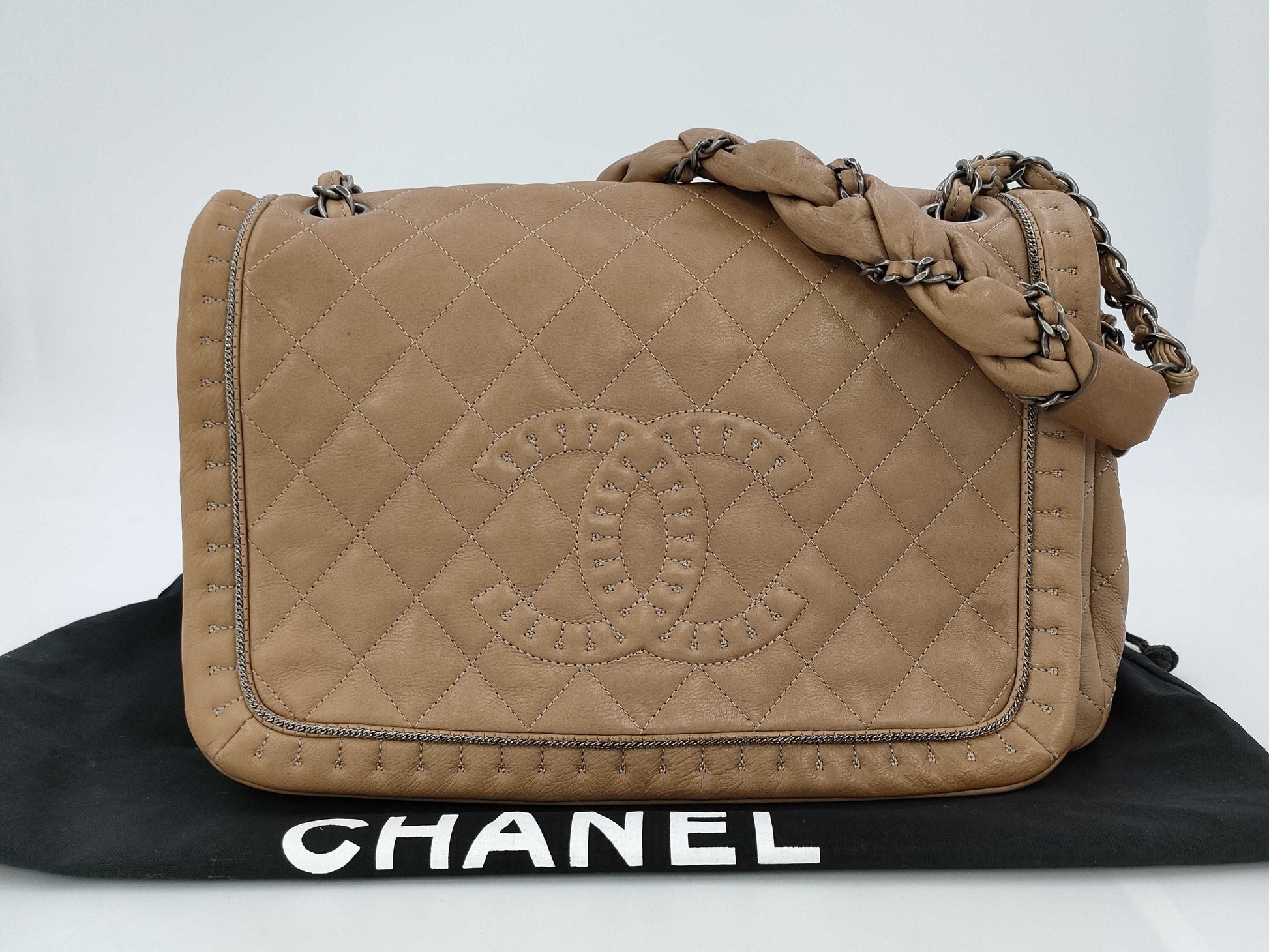 CHANEL Matlasse Deca Coco Chain Around Shoulder Bag
