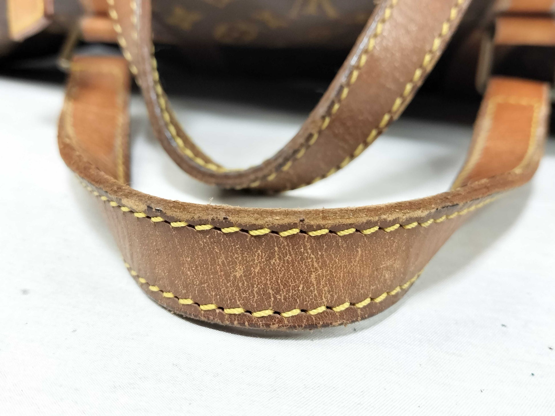 LOUIS VUITTON Monogram Louis Vuitton M41622 Saxophone 55 Monogram Boston Bag Boston Bag